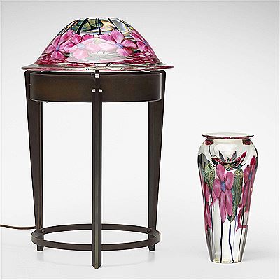 Sample artwork by David William Lotton (Born 1960), known for glass art, glass blowing, vases, sculptures and pendants - View similar artists and auction records