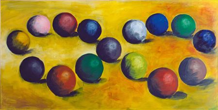 Kugeln by Andreas Schulze - Auction record, sale price, and art valuation. Compare with similar artists and explore comparable artworks.