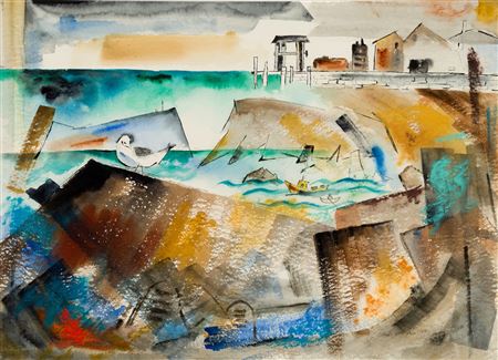 Sample artwork by Leo Brooks (1909 - 1993), known for still life and landscape painting (monhegan island), photography - View similar artists and auction records