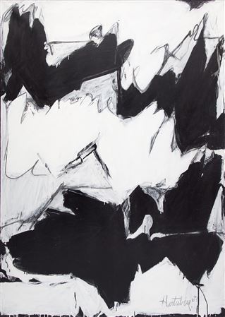 Sample artwork by Jacques Hurtubise (1939 - 2014), known for abstract painting, printing, murals, teaching - View similar artists and auction records