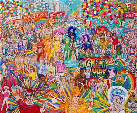 Le défilé de la fierté gaie, 2019 by Miyuki Tanobe - Auction record, sale price, and art valuation. Compare with similar artists and explore comparable artworks.