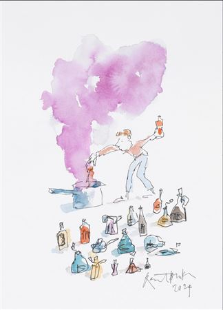 George Kranky from George's Marvellous Medicine by Quentin Blake - Auction record, sale price, and art valuation. Compare with similar artists and explore comparable artworks.