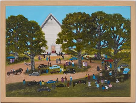 "Church Picnic" by Helen Orr LaFrance - Auction record, sale price, and art valuation. Compare with similar artists and explore comparable artworks.