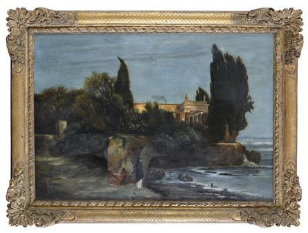 VILLA BY THE SEA, BY BÖCKLIN by Hugo Grimm - Auction record, sale price, and art valuation. Compare with similar artists and explore comparable artworks.