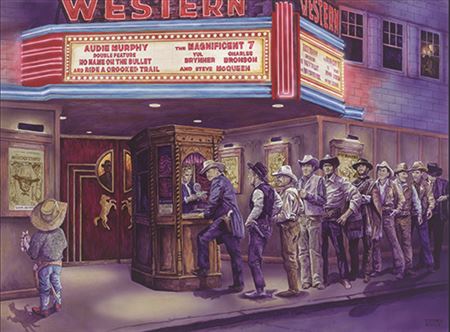 Sample artwork by Tim Joyner (Born 1966), known for western genre, wildlife - View similar artists and auction records