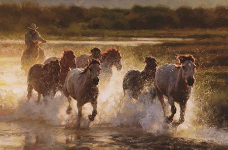 Salt River Runners by Jason Rich - Auction record, sale price, and art valuation. Compare with similar artists and explore comparable artworks.