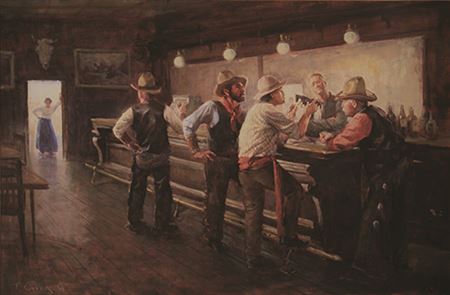 Hey Charlie - LAST CALL! by Todd Connor - Auction record, sale price, and art valuation. Compare with similar artists and explore comparable artworks.