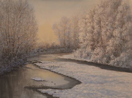 January on the Bitterroot by Marcia Ballowe - Auction record, sale price, and art valuation. Compare with similar artists and explore comparable artworks.