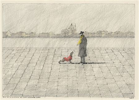 View of la Giudecca and a Noble Dog by Paul Flora - Auction record, sale price, and art valuation. Compare with similar artists and explore comparable artworks.