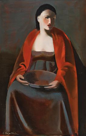 Sample artwork by Lois Pregartbauer (1899 - 1971), known for member of the hagenbund, vienna secession, and vienna künstlerhaus. co-founder of the art magazine plan. - View similar artists and auction records