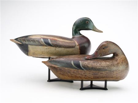 Rigmate pair of mallards by Charles Haddon Perdew - Auction record, sale price, and art valuation. Compare with similar artists and explore comparable artworks.