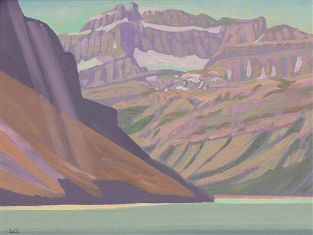 BOW LAKE, EARLY MOON; 1973 by Illingworth Holey Kerr - Auction record, sale price, and art valuation. Compare with similar artists and explore comparable artworks.