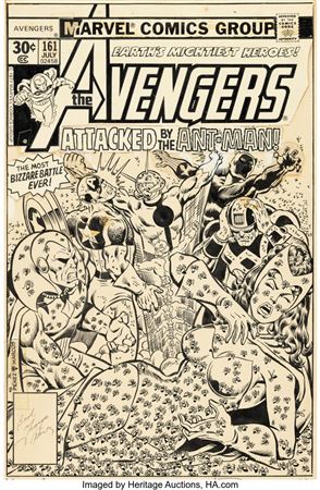 Sample artwork by George Perez (1954 - 2022), known for comic book cover - View similar artists and auction records