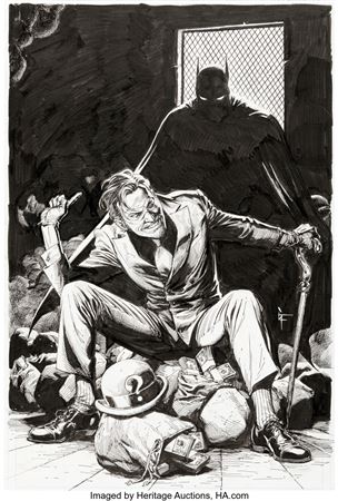 Batman Black & White #5 Variant Cover Original Art (DC, 2021) by Gary Frank - Auction record, sale price, and art valuation. Compare with similar artists and explore comparable artworks.