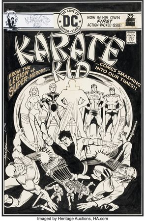 Karate Kid #1 Cover Original Art (DC, 1976) by Mike Grell - Auction record, sale price, and art valuation. Compare with similar artists and explore comparable artworks.