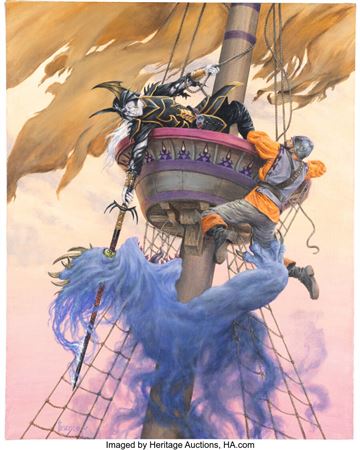 Sample artwork by Richard Hescox (Born 1949), known for painting - View similar artists and auction records
