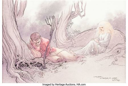Charles Vess - Stardust Illustration Original Art (undated) by Charles Vess - Auction record, sale price, and art valuation. Compare with similar artists and explore comparable artworks.