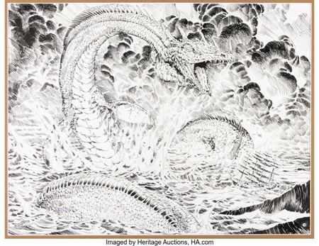 Sample artwork by Michael Zulli (1952 - 2024), known for illustration - View similar artists and auction records
