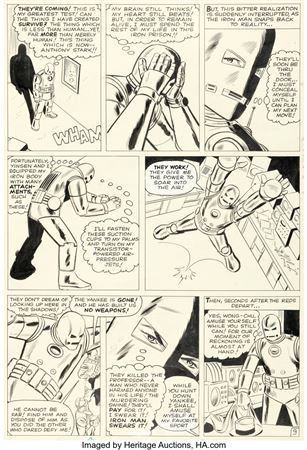 Sample artwork by Don Heck (1929 - 1995), known for comic strip - View similar artists and auction records