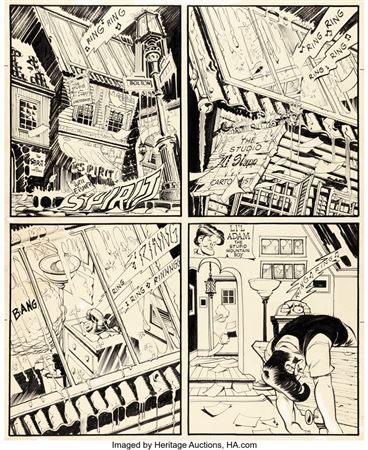 Will Eisner, Jules Feiffer, and Jerry Grandenetti The Spirit Complete 7-Page Story Original Art dated 7-20-1947 (Register and Tribune Syndicate, 1947) by Will Eisner - Auction record, sale price, and art valuation. Compare with similar artists and explore comparable artworks.