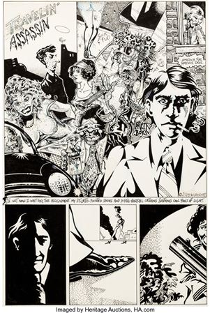 Sample artwork by Steven Clay Wilson (1941 - 2021), known for illustrations, drawings - View similar artists and auction records
