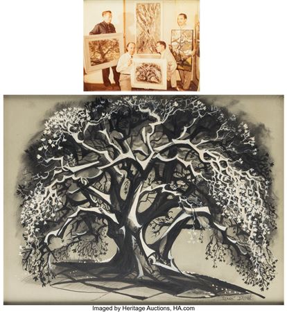 Sample artwork by Marc Davis (1913 - 2000), known for drawing, animation, cartoon figures - View similar artists and auction records