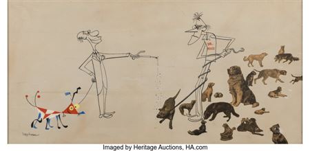 Sample artwork by Ward Kimball (1914 - 2002), known for disney animation/illustration - View similar artists and auction records