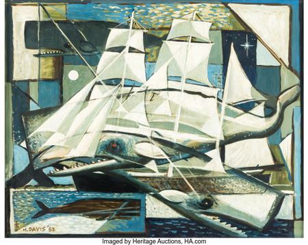 Captain Ahab's Nightmare by Marc Davis - Auction record, sale price, and art valuation. Compare with similar artists and explore comparable artworks.