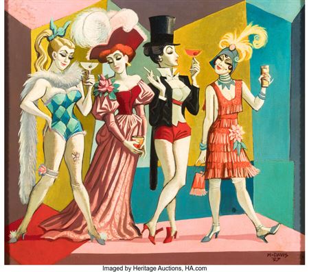 Alphonse's Restaurant by Marc Davis - Auction record, sale price, and art valuation. Compare with similar artists and explore comparable artworks.