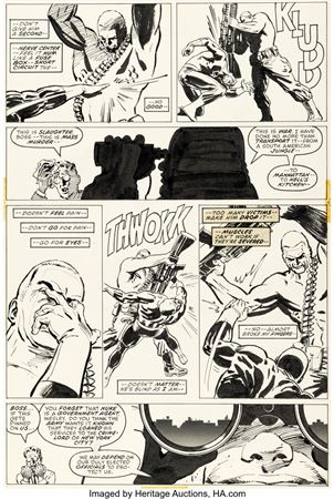 David Mazzucchelli Daredevil #233 Story Page 4 "Born Again" Original Art (Marvel, 1986) by David Mazzucchelli - Auction record, sale price, and art valuation. Compare with similar artists and explore comparable artworks.