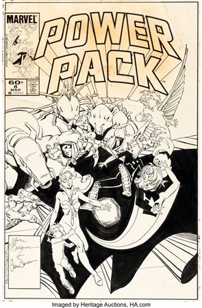 June Brigman and Bob Wiacek Power Pack #8 Cover Original Art (Marvel, 1984) by June Brigman - Auction record, sale price, and art valuation. Compare with similar artists and explore comparable artworks.