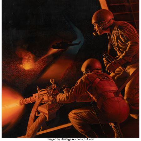 Guidelines (Vietnam: Ground Zero) paperback cover, 1987 by Danny Crouse - Auction record, sale price, and art valuation. Compare with similar artists and explore comparable artworks.