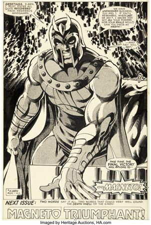 John Byrne and Terry Austin The X-Men #111 Magneto Splash Page 17 Original Art (Marvel, 1978) by John Byrne - Auction record, sale price, and art valuation. Compare with similar artists and explore comparable artworks.