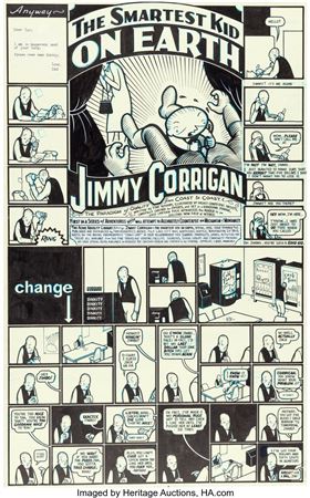 Chris Ware Acme Novelty Library #5 Jimmy Corrigan Story Pages Original Art (Fantagraphics, 1995) by Chris Ware - Auction record, sale price, and art valuation. Compare with similar artists and explore comparable artworks.
