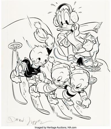 Daan Jippes Walt Disney's Comics and Stories #528 Cover Original Art (Gladstone, 1988) by Daan Jippes - Auction record, sale price, and art valuation. Compare with similar artists and explore comparable artworks.