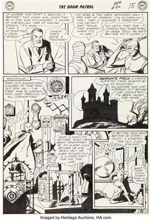 Bruno Premiani The Doom Patrol #92 Story Page 13 Original Art (DC, 1964) by Bruno Premiani - Auction record, sale price, and art valuation. Compare with similar artists and explore comparable artworks.