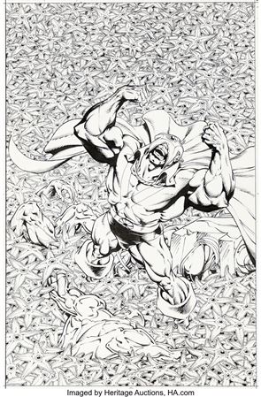 Bart Sears Justice League Europe #28 Cover Original Art (DC, 1991) by Bart Sears - Auction record, sale price, and art valuation. Compare with similar artists and explore comparable artworks.