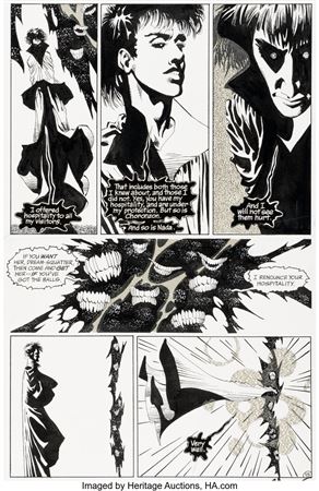 Kelley Jones and Dick Giordano Sandman #27 Story Page 15 Original Art (DC, 1991) by Kelley Jones - Auction record, sale price, and art valuation. Compare with similar artists and explore comparable artworks.