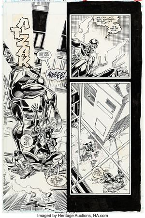Sample artwork by Tom Lyle (Born 1953), known for comics - View similar artists and auction records