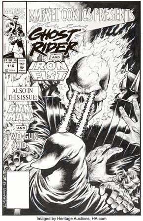 Sample artwork by Shawn McManus (Born 1958), known for illustration-comic book - View similar artists and auction records