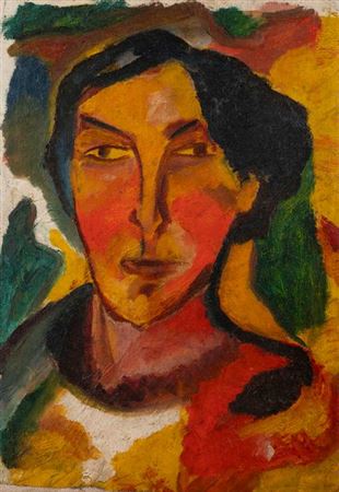 Sample artwork by Hans Trimborn (1891 - 1979), known for jazz musician and painter - View similar artists and auction records