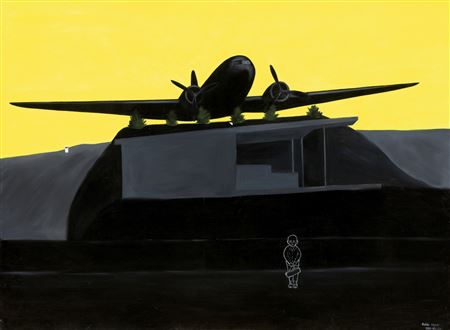 Sample artwork by Laszlo Feher (Born 1953), known for hyper-realist painting, social commentary, jewish themes, landscape - View similar artists and auction records