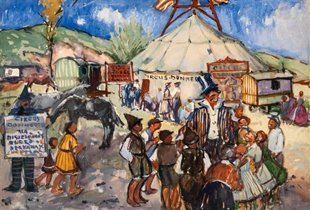 Circus Donnerth by Gabor Kassa - Auction record, sale price, and art valuation. Compare with similar artists and explore comparable artworks.