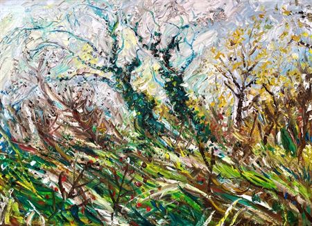 Sample artwork by Matthew Perceval (Born 1945), known for painting - View similar artists and auction records