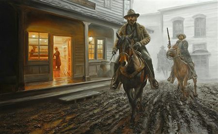 Sample artwork by Joe Kronenberg (Born 1968), known for wildlife and western painting - View similar artists and auction records