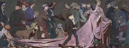 "Prager Grabentunnel" by Ferdinand Staeger - Auction record, sale price, and art valuation. Compare with similar artists and explore comparable artworks.