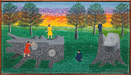 "Children's Playground" by Theora Alton Hamblett - Auction record, sale price, and art valuation. Compare with similar artists and explore comparable artworks.