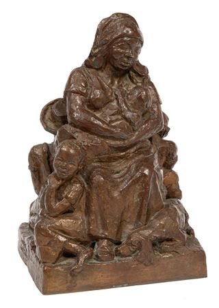 Sample artwork by Angela Gregory (1903 - 1990), known for portrait sculpture, architectural decoration - View similar artists and auction records