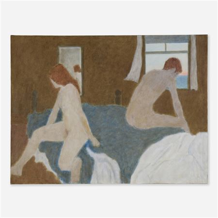Sample artwork by Tony Vevers (1926 - 2008), known for mod figure, marine-views, collage - View similar artists and auction records