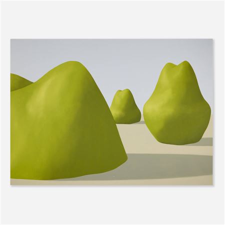 Sample artwork by Peter Dechar (Born 1942), known for mod still life-fruit other images - View similar artists and auction records
